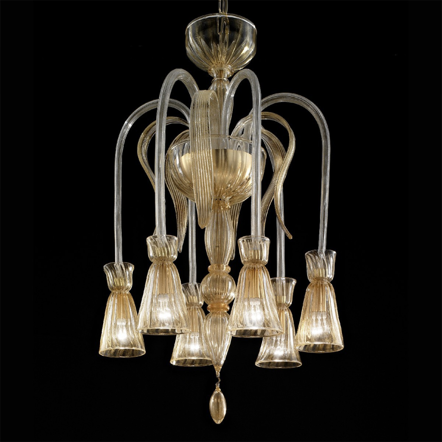 Flipper - Lámpara de cristal de Murano Flipper - Lámpara de cristal de Murano
