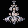 Biancarosa - Murano glass chandelier Flowers
