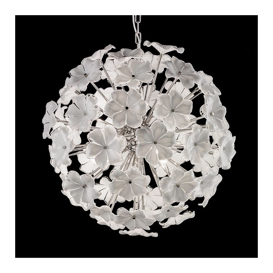 Lotus - Lámpara de cristal de Murano