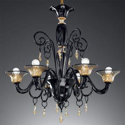 Adonis - Murano glass chandelier Modern