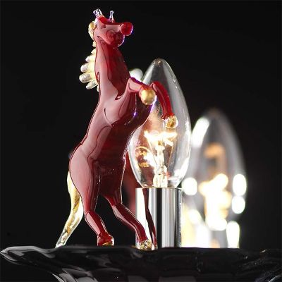 Cavallini - Detail des roten Pferdes