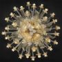 Hojas de oro - Lámpara de cristal de Murano Lujo