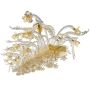 Goldene Blätter - Murano glas Kronleuchtern Luxus