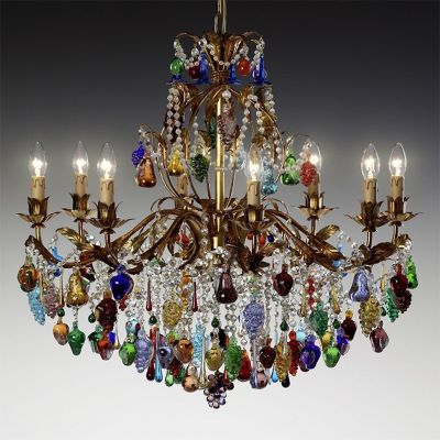 Amelia - Lámpara de cristal de Murano
