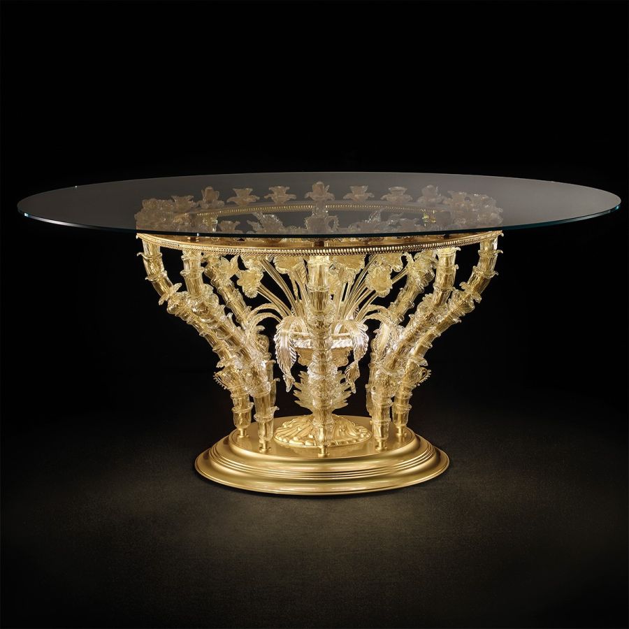 Trionfo - Table en verre de Murano