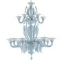 Silver Moon - Murano chandelier
