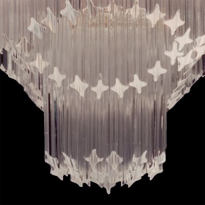 Golden birds - Murano glass chandelier