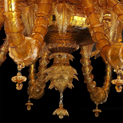 Lampadario in vetro di Murano
