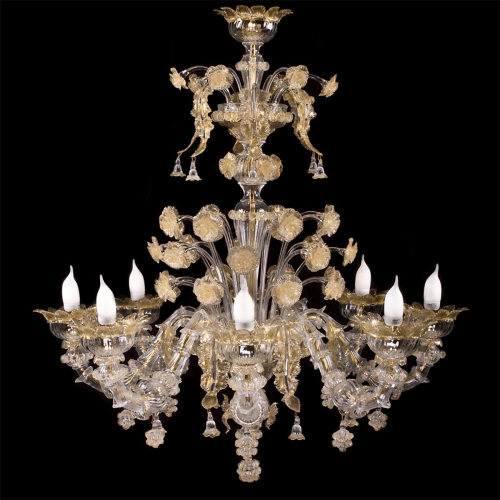 M516 - Lampe de table en verre de Murano