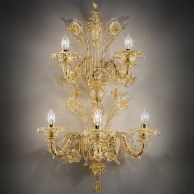 Louis XIV - Lámpara de cristal de Murano  - 4