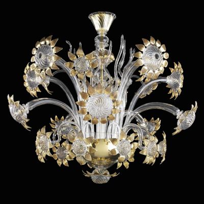 Sun Murano - Araña de cristal de Murano Contemporáneas