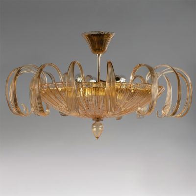 Icicle - Murano glass chandelier Contemporary