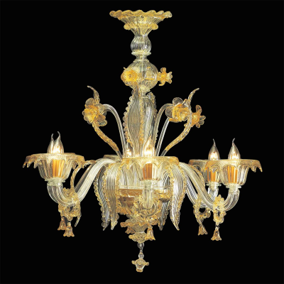 Hirondelle - Lustre en verre de Murano Contemporains