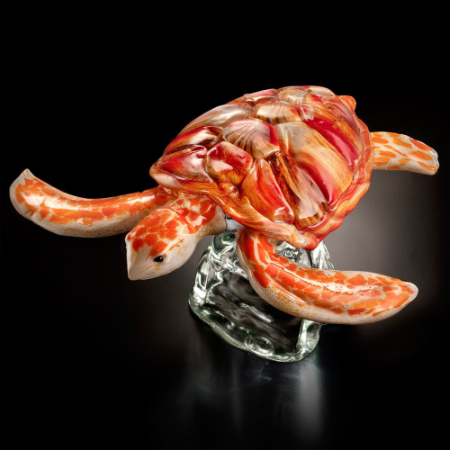 Corteccia - Lampadario in vetro di Murano