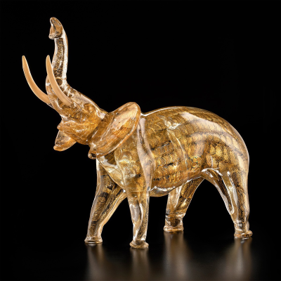 Opal Blätter - Murano Glas-Krnoleuchter Zeitgenössisch