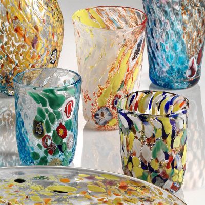 Detail of the Fantasy collection in Murano glass