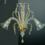 Ca' d'Oro - Lampadario di Murano 3 luci Tutto trasp.