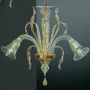 Ca' d'Oro - Murano chandelier 6 lights All Crystal