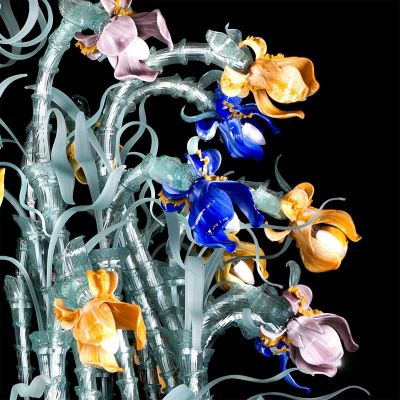 Iris Van Gogh 98 - Lampadario in vetro di Murano 98 luci