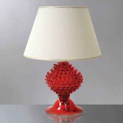 Lampe de table Algues 1 lumière tout rouge