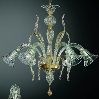 Ca' Loredan - Murano glas Kronleuchter Klassisch