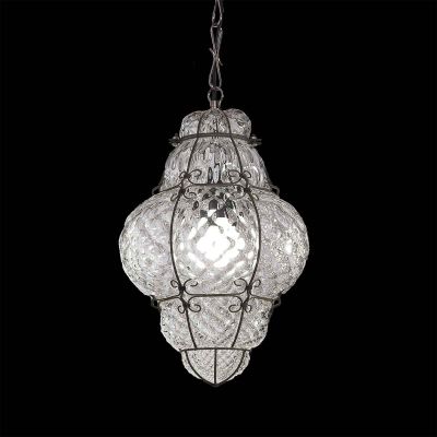 Lanterne classique en verre de Murano