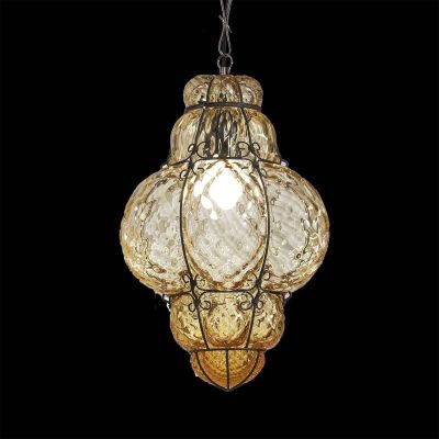 Lanterna classica in vetro di Murano