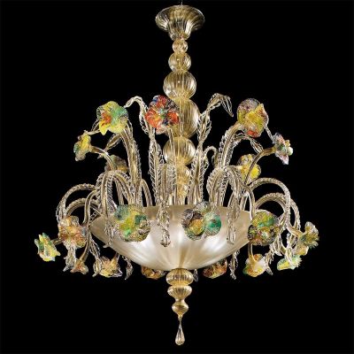 Navagero - Murano glass chandelier Modern