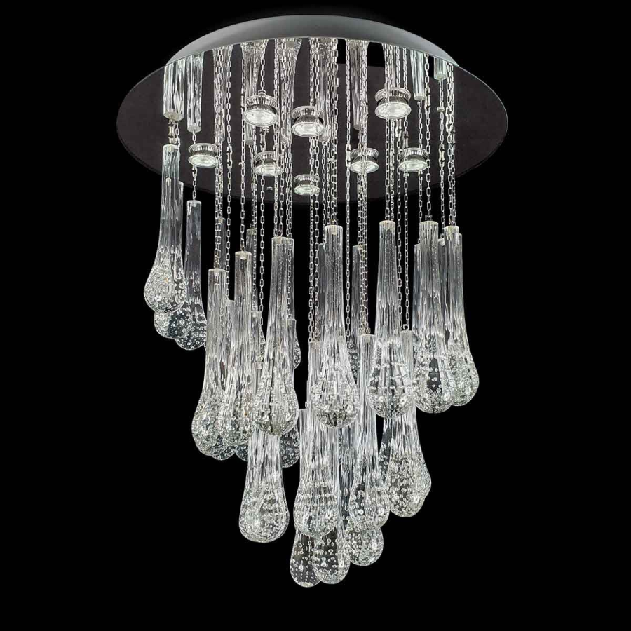 Lampadario in vetro di Murano Lampadario in vetro di Murano
