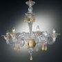 Zarina - Murano glass chandelier 6 lights
