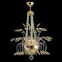 Sestriere - lámpara de pared de cristal de Murano