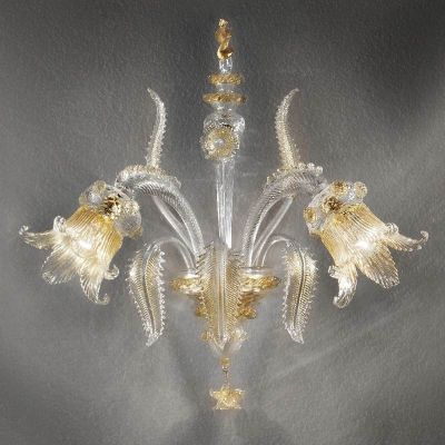 Canal grande - Murano glass wall sconce