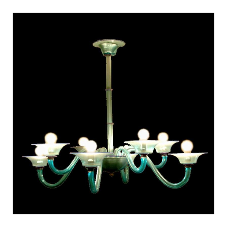 Lampadario in vetro di Murano Lampadario in vetro di Murano