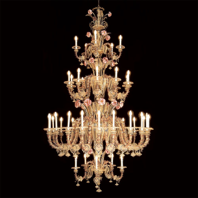 Lampadario in vetro di Murano