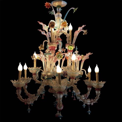 Agra - Lámpara de cristal de Murano