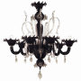 Colombina - Lampe de table de Murano 1 lumière Opale Rose