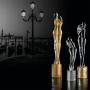 Teheran - Murano glas Kronleuchtern Diam. 100 x 85 H. [cm] - Diam. 39 x 33 H. [inches] Oriente