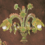 Casanova - Lampadari di Murano Rosso Oro dettaglio