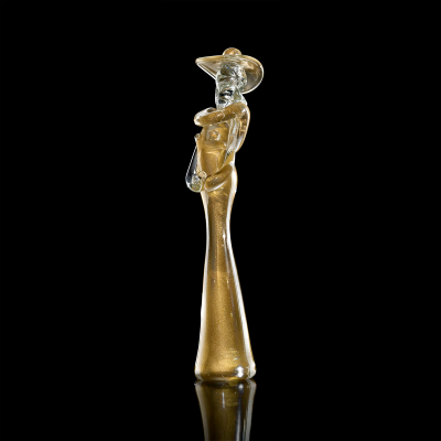 Dama e Cavaliere - escultura de cristal de murano