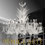 Esfahan - Murano Glas Deckenleuchte Diam. 42 x 109 H. [cm] - Diam. 16 x 43 H. [inches] Oriente