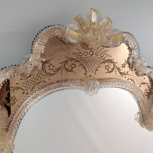 Vanessa - Lampadario in vetro di Murano