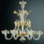 Giulietta - Murano glass chandelier 18 lights All Crystal