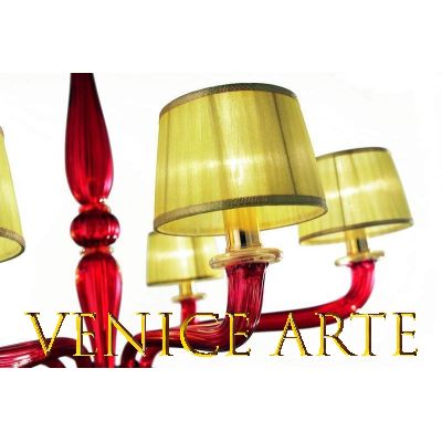 Accademia  - Detalle de la lámpara Rojo-oro