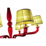 Pauline - lampadario in vetro di Murano