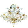 Lucretia - Applique di Murano 2 luci trasp. oro