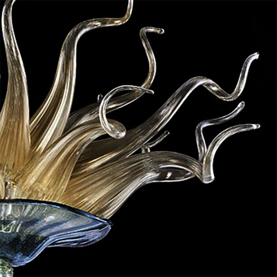 Lustre en verre de Murano