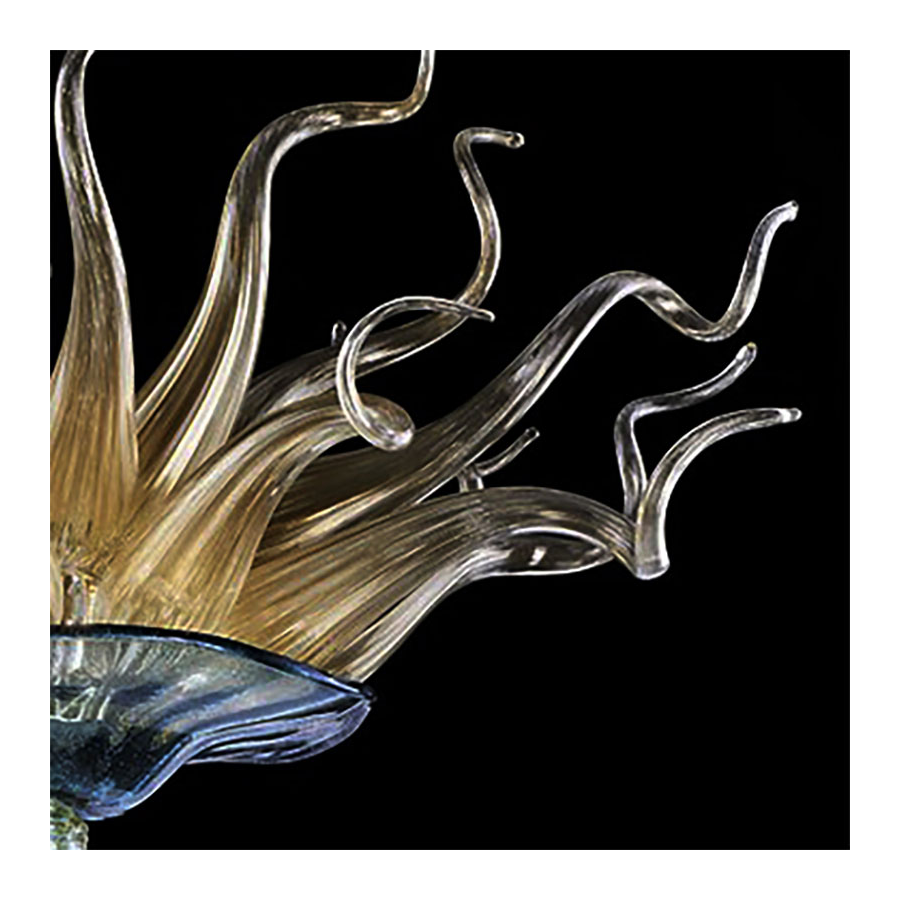 Lustre en verre de Murano Lustre en verre de Murano