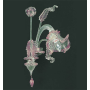 Ducale - Lustre de Murano 6 lumières Rouge Or