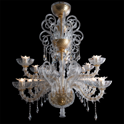 Murano glass chandelier