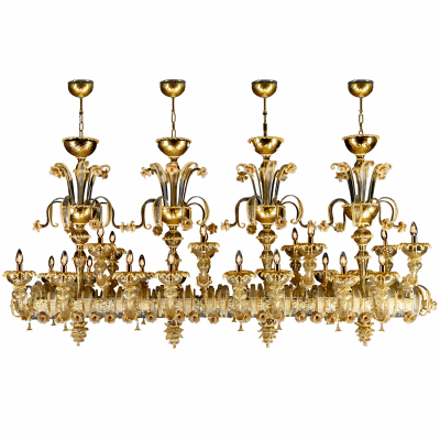 Arca d'oro - Lámpara de cristal de Murano